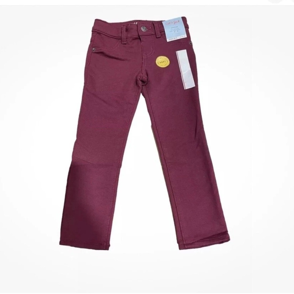 Cat & Jack Kids Maroon Jeggings